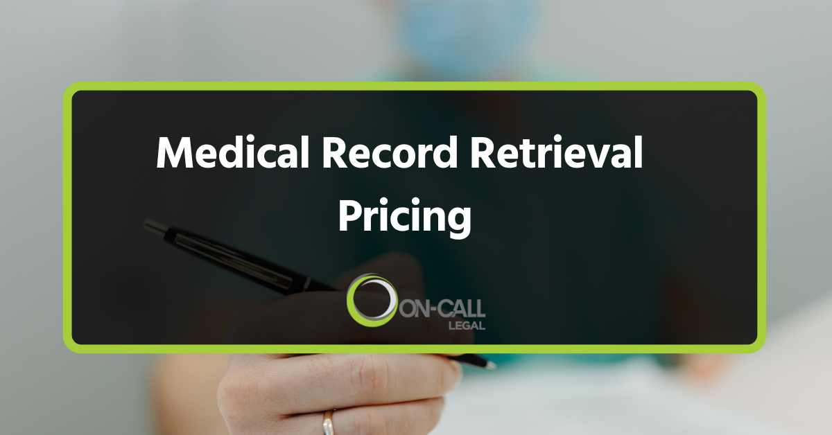 medical record retrieval pricing