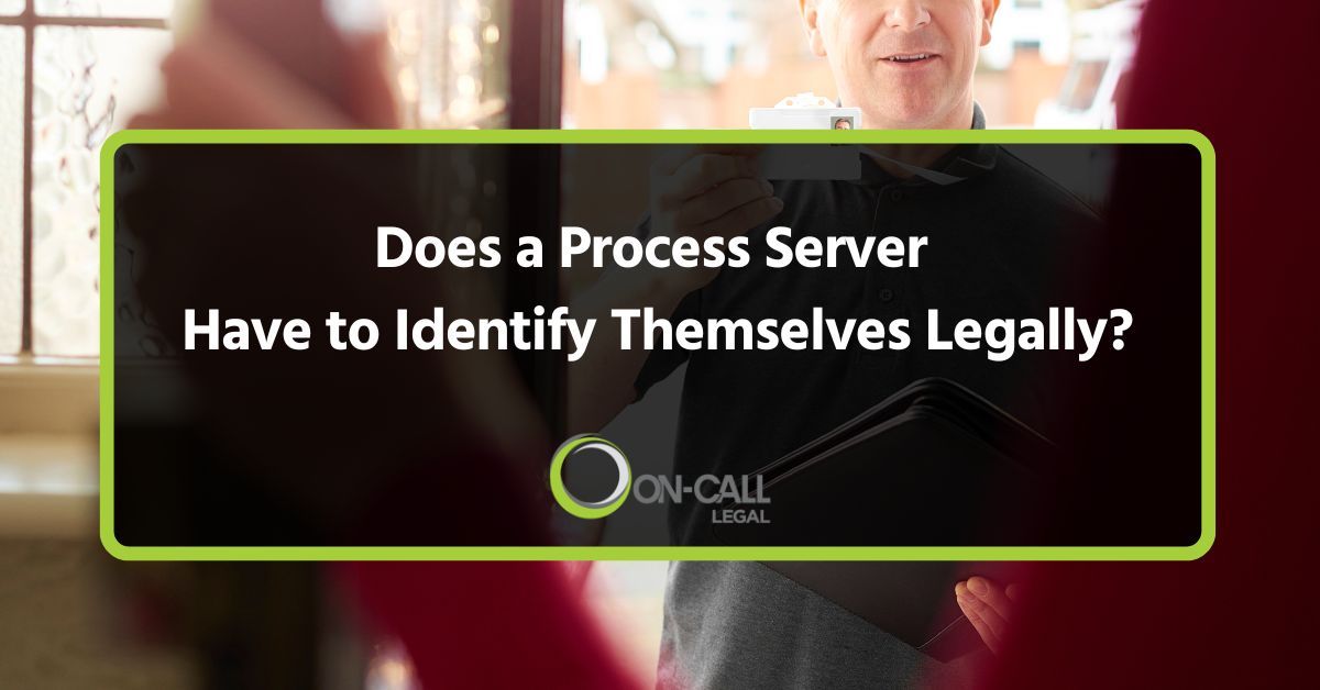 Does a Process Server Have to Identify Themselves Legally?