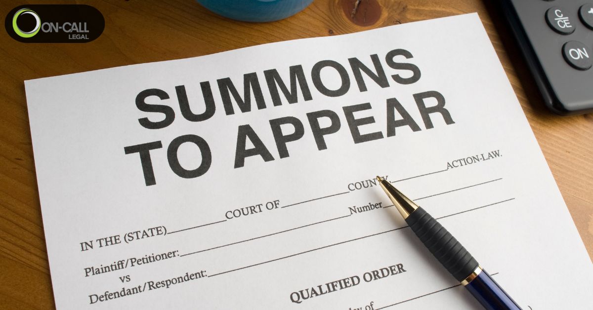 Legal Documents Delivered By a Process Server