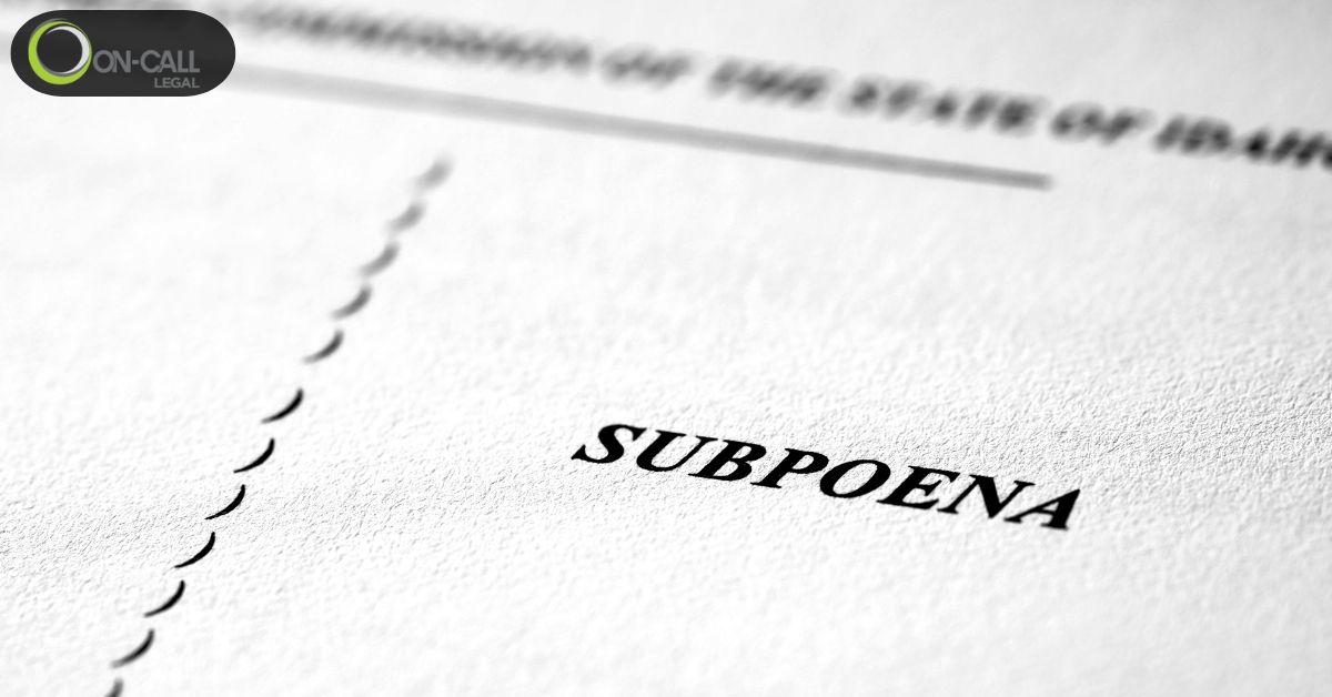 subpoena services nationwide 24/7